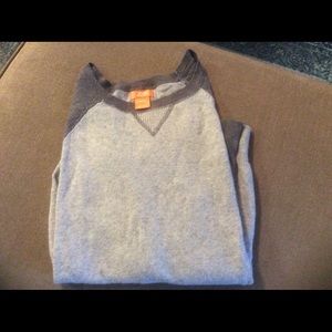 Cute two toned sweater.